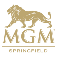 MGM Springfield Logo Lion Gold