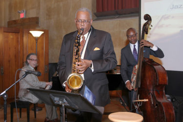 Archon Willie Hill, keynote lecturer and jazz saxophonist, 2016 W.E.B. Du Bois Public Policy Program